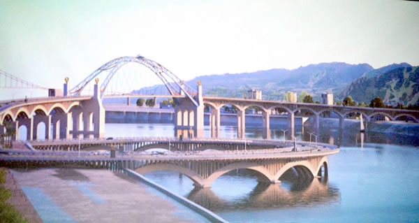 Phương án cầu Phượng Hoàng qua sông Hàn Đà nẵng 1